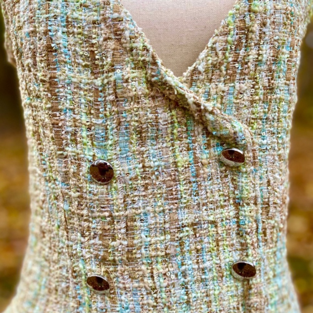 Tweed Vested Dress
